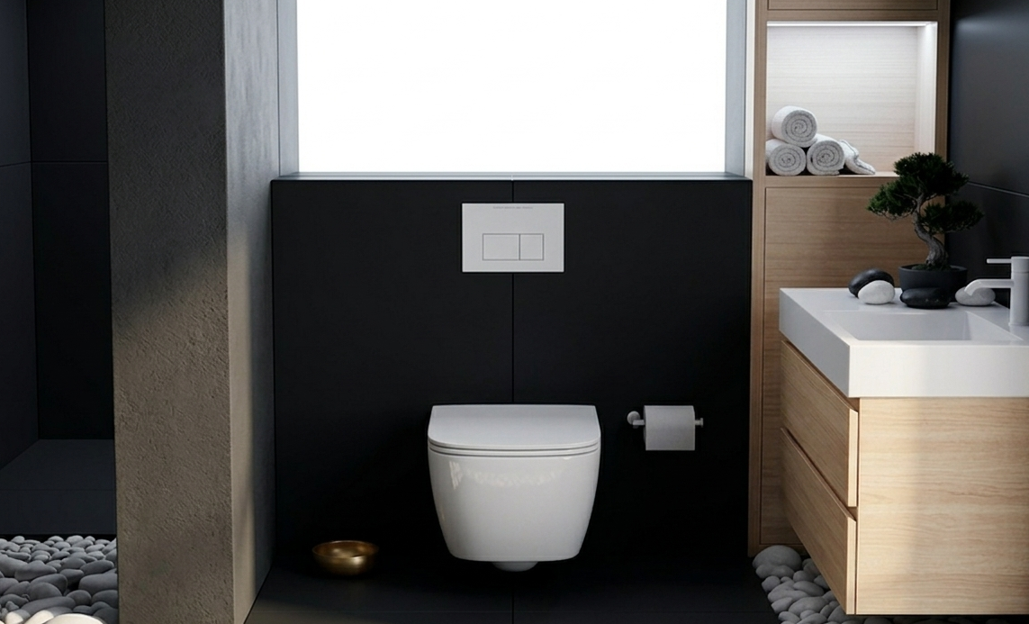 Pentingnya Menjaga Kebersihan Toilet untuk Kesehatan dan Kenyamanan – Solusi Modern dengan Kloset Wall Hung Blackwhite