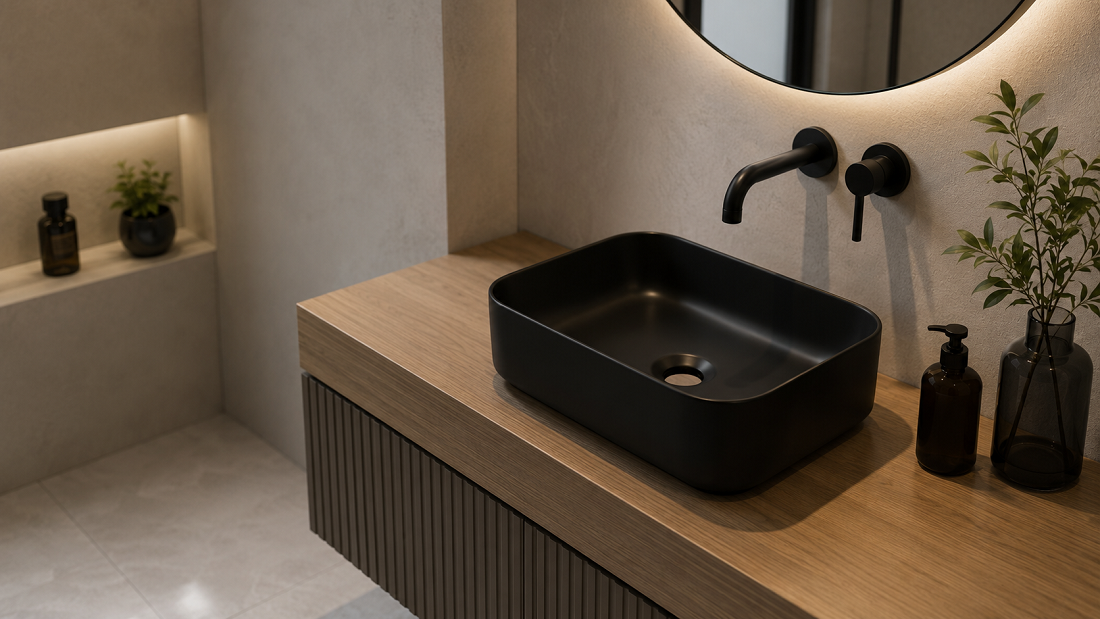 Blackwhite Sanitary Terbaik di Indonesia Hadirkan Wastafel Matt Black yang Elegan