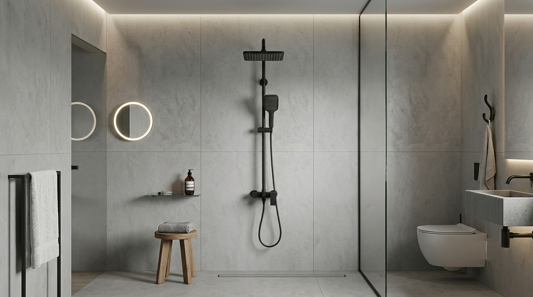 Cara Membuat Area Shower Terlihat Seperti Kamar Mandi Hotel