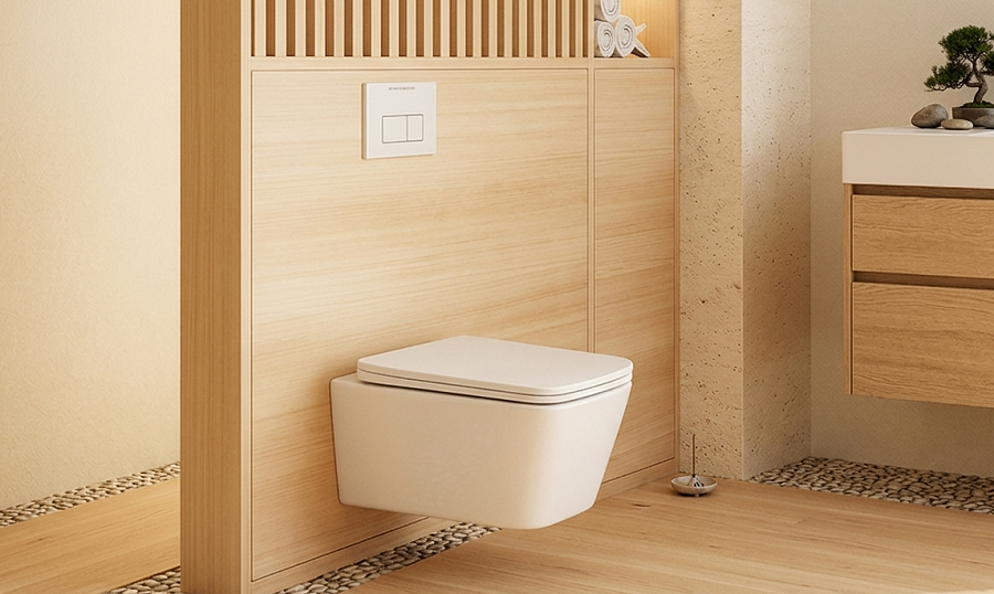 Toilet Wall Hung Terbaik: Solusi Kamar Mandi Modern & Hemat Ruang dari Blackwhite