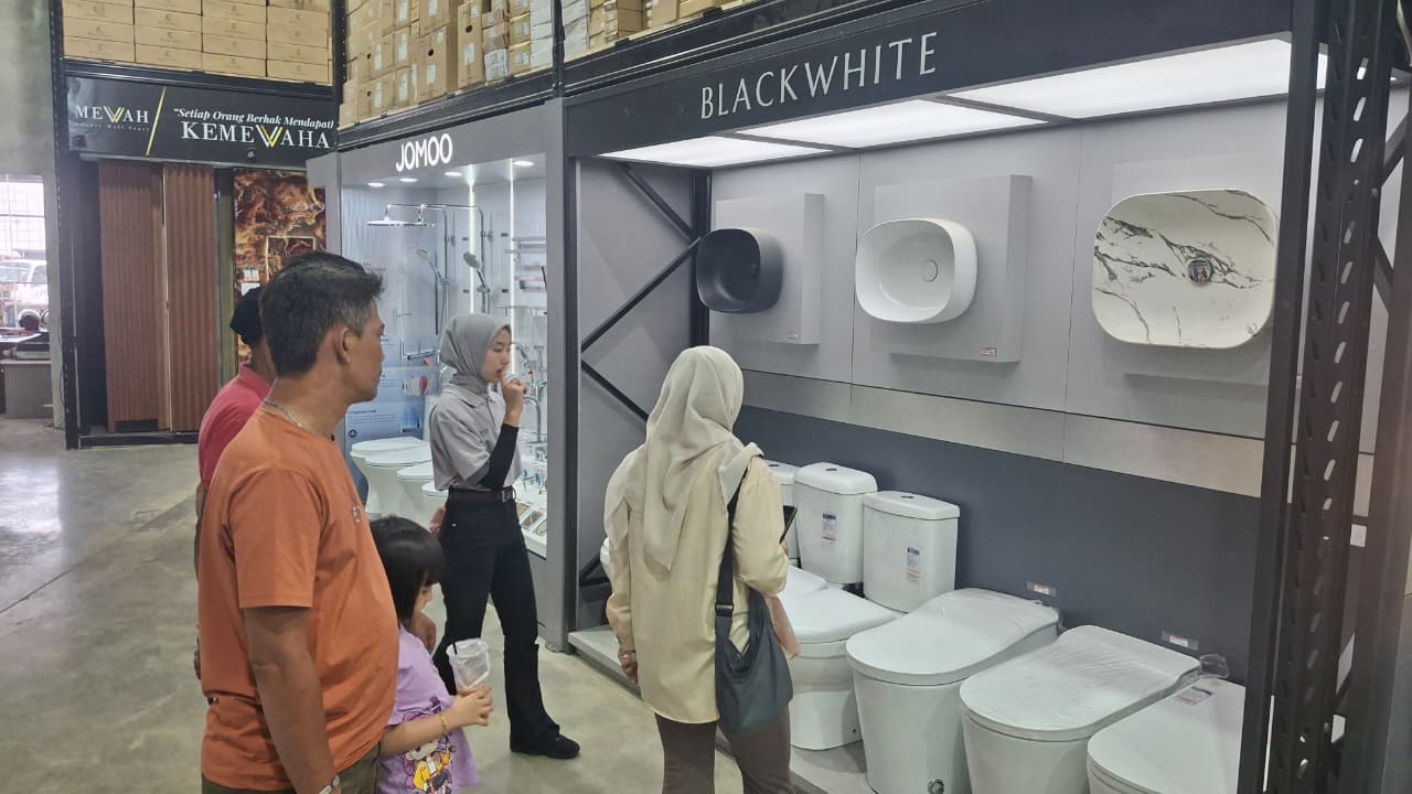 Temukan Produk Blackwhite di Depo SS Bangunan untuk Kamar Mandi Impian Anda