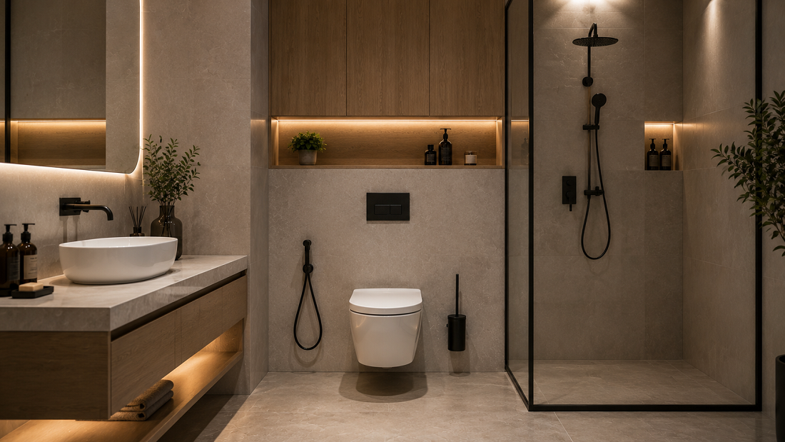 Desain Kamar Mandi Modern Sekarang Lebih Fokus pada Visual yang Clean